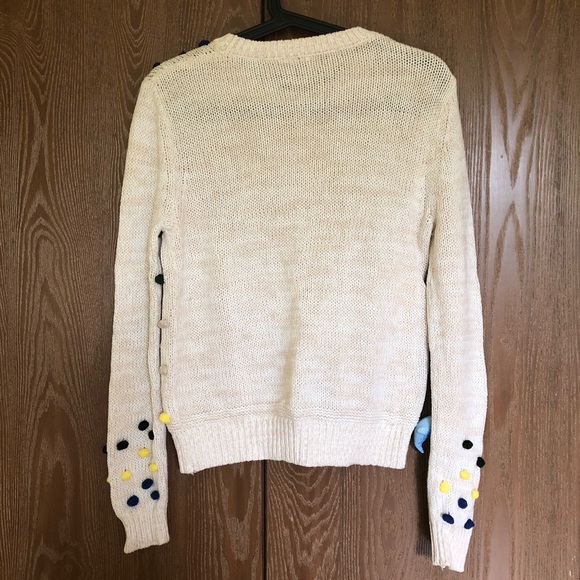 Anthropologie Moth Cotton Blend Candy Dot Pullover - Picture 3 of 5